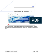 Managing File System Space