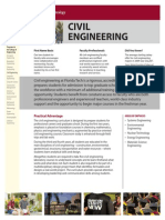 2013-14 Florida Tech - Fastfacts - Civil Engineering