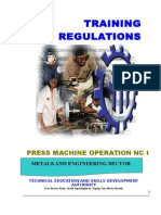 TR Press Machine Operation NC I