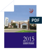 Karachi University Prospectus 2015