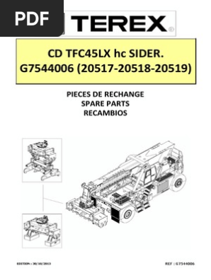 Terex Tfc 45 Reach Stacker Service Manual