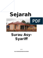 Sejarah Pembinaan Surau