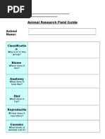 Animal Research Field Guide