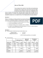 Solutions To Questions Due On 17th Dec.2014