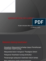 Kuliah Introduksi Kedokteran Keluarga