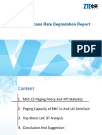 Paging Success Rate Degradation Report Version 4