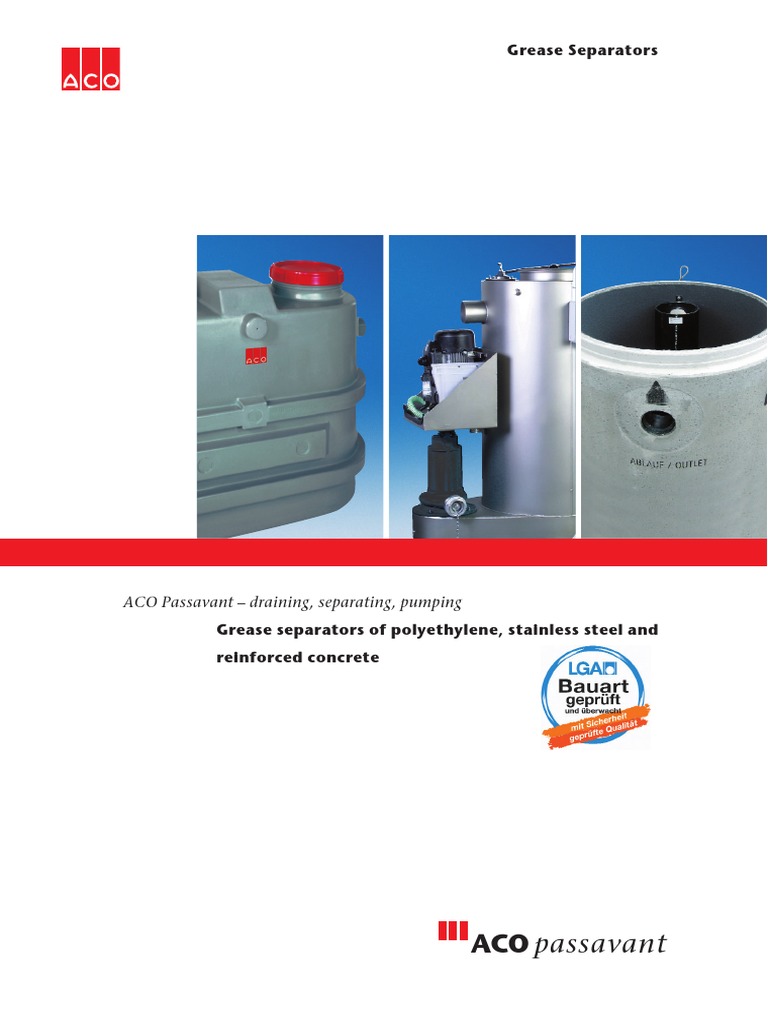 Grease Separators - 1 | PDF | Wastewater | Water