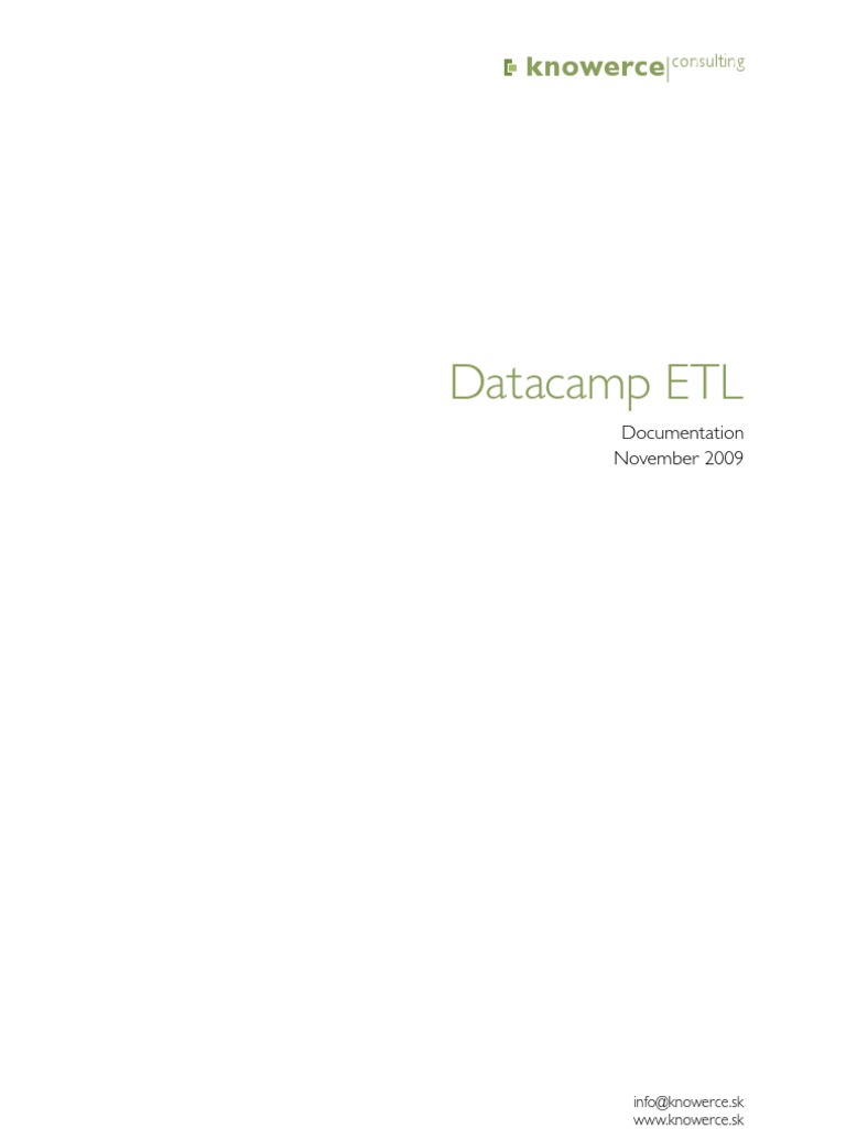 Datacamp ETL Documentation | PDF | Databases | Computer Data