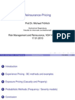 Froehlich Reinsurance-Pricing