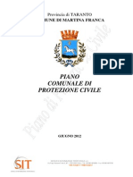 Piano Comunale Protezione Civile MARTINA 21.06.2012