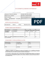 Declaración de rentas, bienes e intereses de Miguel Ángel Palacio