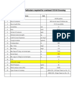 Annexure: Particulars Required For Overhead 132 KV Crossing: S. No. Attributes Unit