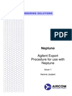 Agilent Export Procedure