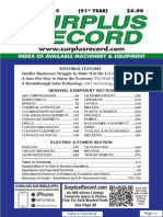 FEBRUARY 2015 Surplus Record Machinery & Equipment Directory