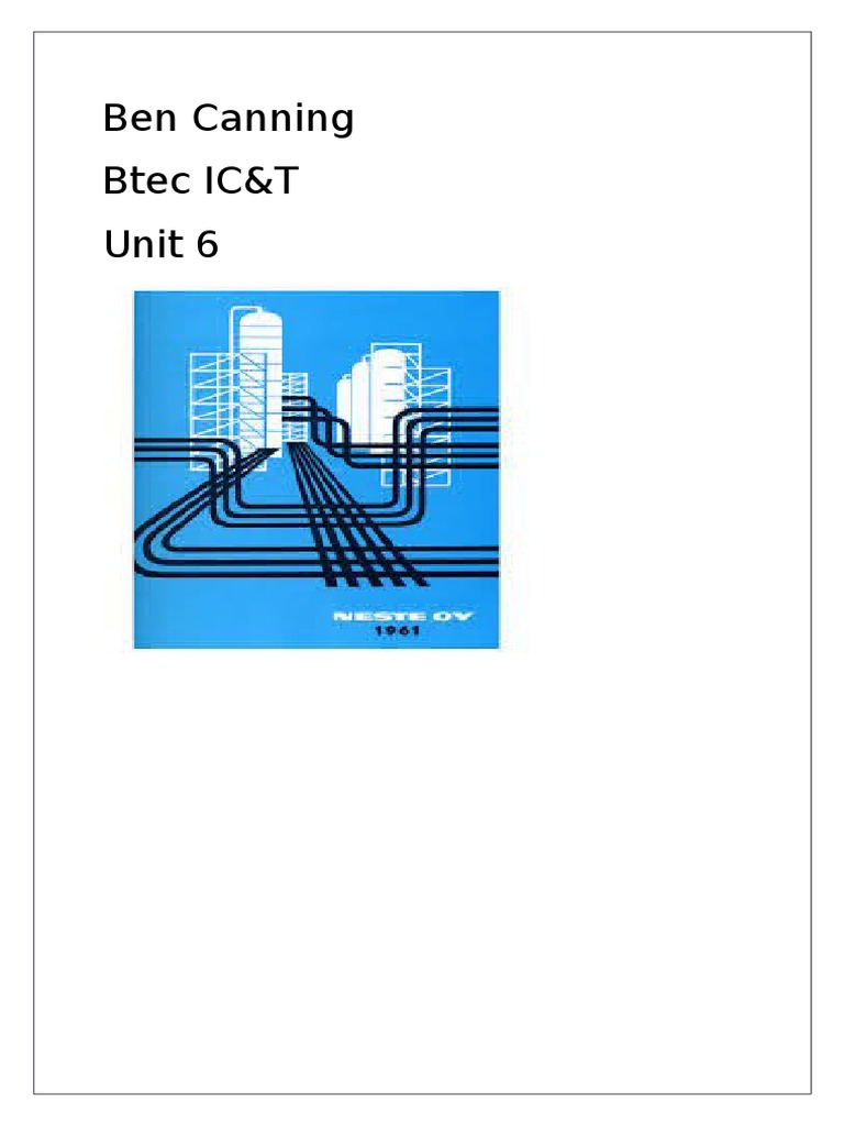 Btec IC&T Unit 6 Overview | PDF