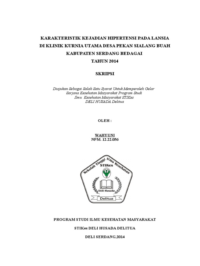 Cover Skripsi | PDF