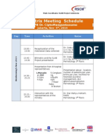 Bilistick Meeting Schedule - RSCM Jakarta Nov 5 2014