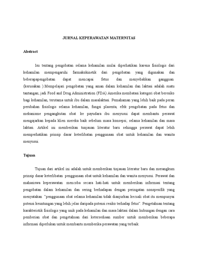 Jurnal Keperawatan Maternitas