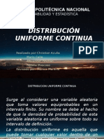 Distribucion Uniforme Continua