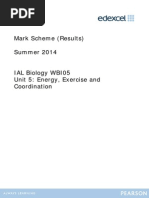 Edexcel IAL Biology Unit-5 June 2014 Mark Scheme