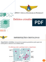 Defeitos Cristalinos Em Metais