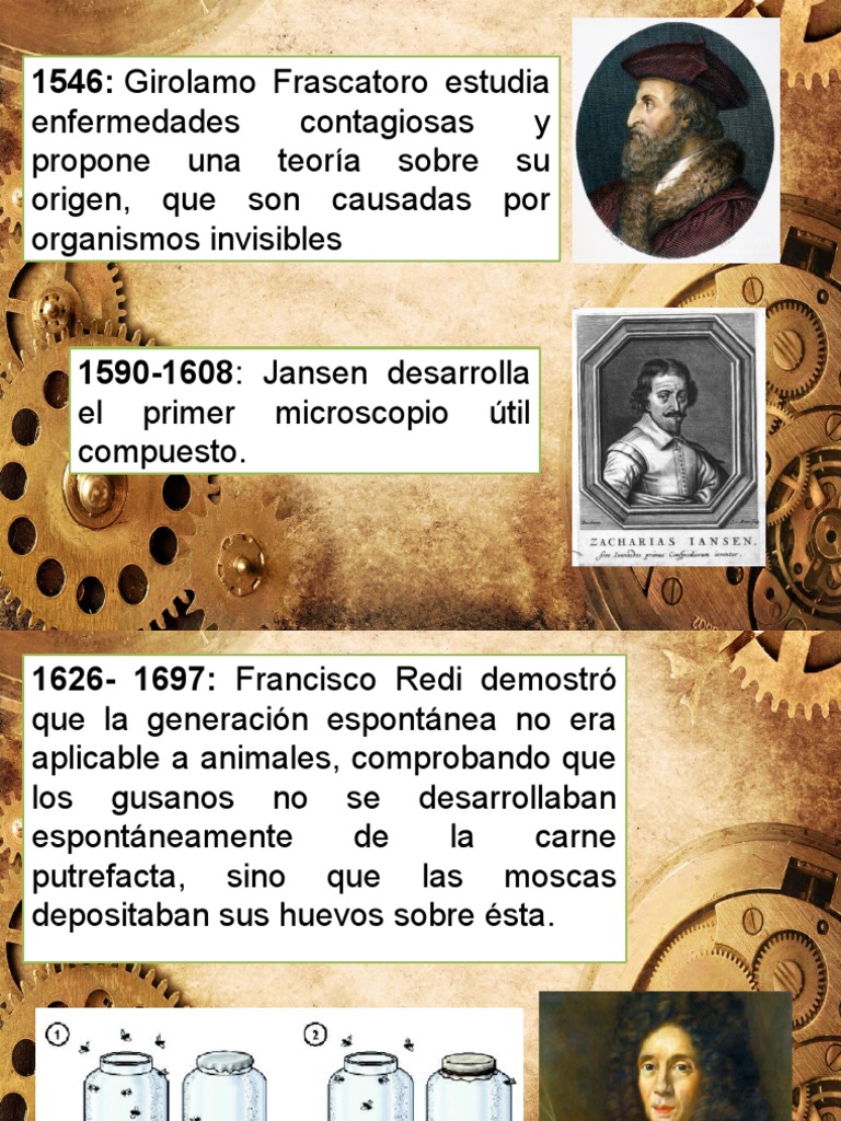 Linea Del Tiempo Historia de La Microbiologia | PDF | Luis Pasteur ...