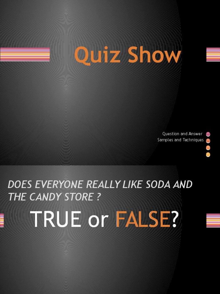 Quiz Game | PDF | Teaching Methods & Materials