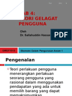 Bab 4teori Gelagat Pengguna