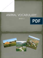 Animal Vocabulary