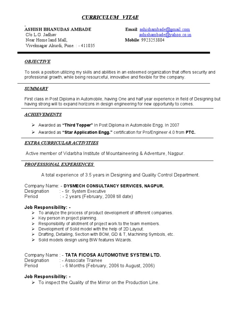 Best resume templates picture