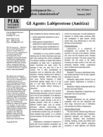 01 2015 GI Agents- Lubiprostone (Amitiza)