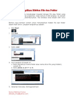 Menampilkan Hidden File Dan Folder