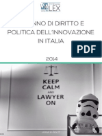 Un anno di diritto e politica dell'innovazione in Italia (2014)