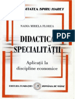 2010 DidacticaSpecialitatii Aplicatii La Discipline Economice PDF