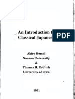 118694118 an Introduction to Classical Japanese Komai PDF