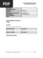 Performing Batch Simulations - SPD