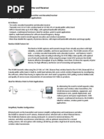 Verint S4100 Wireless Transmitter and Receiver - Factsheet