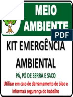 Kit Emergência Ambiental