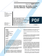 NBR 05111 - 1997 - Fios de Cobre Nús Para Fins Elétricos (Usado Para Determinação de Alfa)