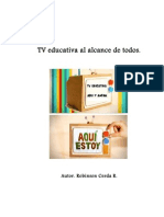 Proyecto TV Educativa Jardin