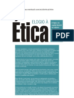 ÉTICA - UM ELOGIA A ETICA