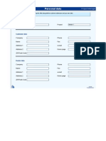 Personal Data and PBX Configuration