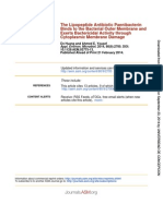 The Lipopeptide Antibiotic Paenibacterin Binds To The Bacterial Outer Membrane and Exerts Bactericidal Activity Through Cytoplasmic Membrane Damage