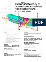 Modelado de vetas y diseño de labores subterráneas