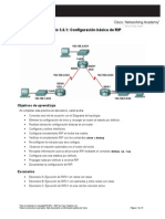 Práctica de Laboratorio 5.6.1 Configuración Básica de RIP