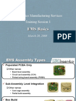 Electronics Manufacturing Services Training Session 1: EMS Basics