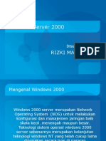 Spesifikasi Hardware Dan Software Windows 2000