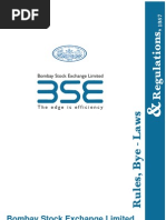Bse Regulation and Rules