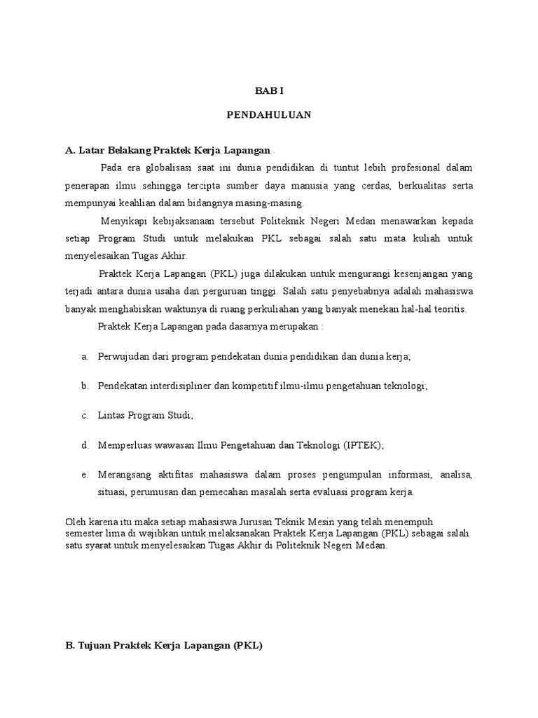 Contoh Laporan Pkl Pengolahan Kelapa Sawit