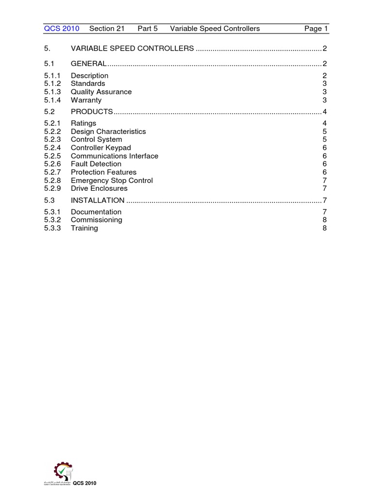 VSD Motors and QCS App Overview | PDF | Power Inverter | Electricity